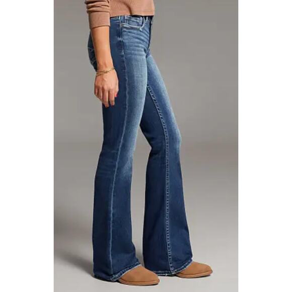 BKE Womens Payton Bootcut Stretch Jeans Mid Rise Size 31 x 30 Short New Denim - Picture 1 of 10